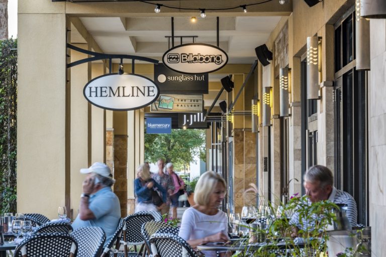 Various Store Signage at Grand Boulevard at Sandestin